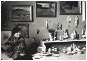 Mathillde Meister im Atelier von Wilhelm Meister